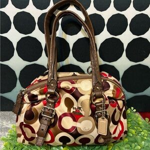 Coach Signature Optic Art shoulder bag